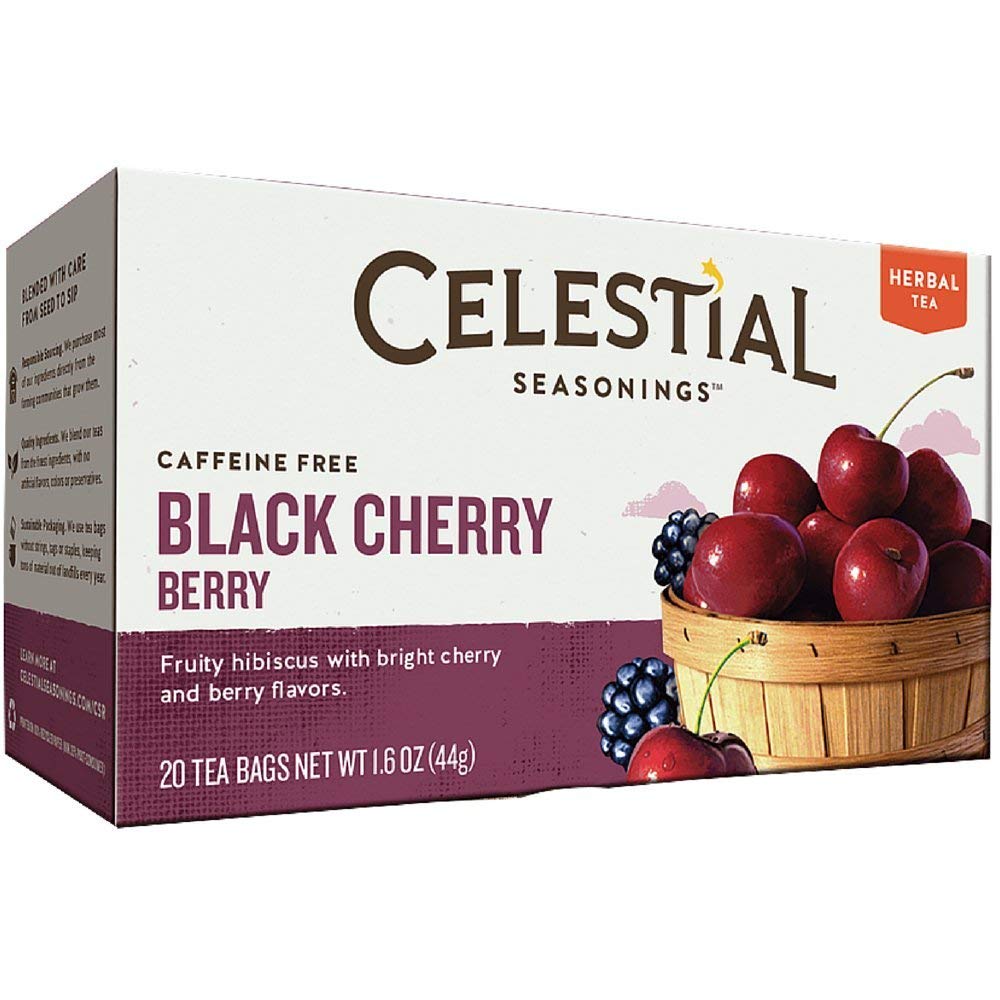 Amazon.com : Celestial Seasonings Herb Tea Blk Cherry Berry 20 Bag